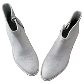 Stivaletti Zadig & Voltaire in pelle bianca