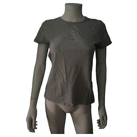 T-shirt Hugo Boss grigia in cotone