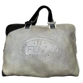 Borsa Fendi Selleria in pelle verde