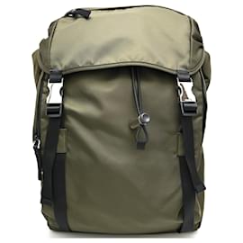Zaino Prada da uomo in nylon kaki