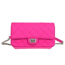 Chanel Reissue 2.55 Flap Clutch em couro de bezerro matelassé envelhecido