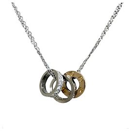 Collana Cartier Love Three Hoop Diamanti