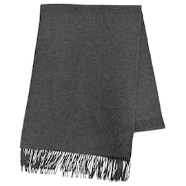 Hermès Sciarpa in cashmere Hermes in grigio