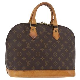 LOUIS VUITTON Monogram Alma Hand Bag M51130 LV