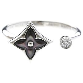 Louis Vuitton Color Blossom Mini Star 18K White Gold with Mother of Pearl and Diamond