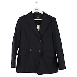 Blazer Maje de lana azul marino
