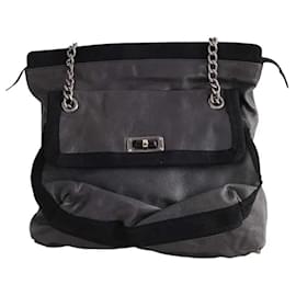 Borsa tote Lanvin in pelle verde