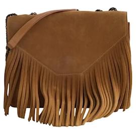Gerard Darel Schultertasche aus Leder camel