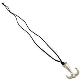 Tiffany & Co Tiffany Vintage Silberkette mit Seidenkordel und Anker