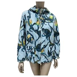 Valentino Sub-Zero Couture Kapuzenjacke mit Affen-Print IT 40 gebraucht