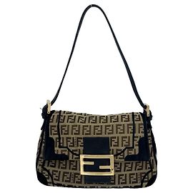 Borsa Semi-One Shoulder Fendi Zucchino FF Pattern