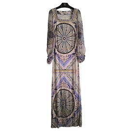 Emilio Pucci gemustertes Maxikleid