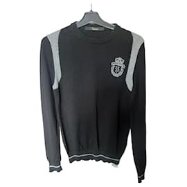 Pull BillionaireBoy’s en mélange de coton et cachemire noir