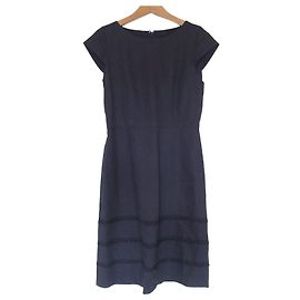 Autre Marque Vestido de renda em mistura de linho ANAYI