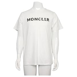 Moncler Baumwoll-T-Shirt mit Grafik-Logo für Herren