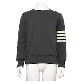 Jersey de punto Milan a rayas grises para hombre - Thom Browne