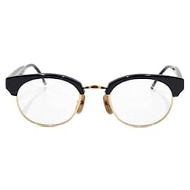 Thom Browne Montura de gafas de acetato negro