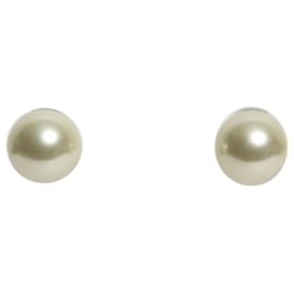 Orecchini con perle Dior crema