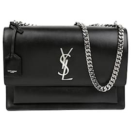 Borsa Sunset in pelle nera - Saint Laurent