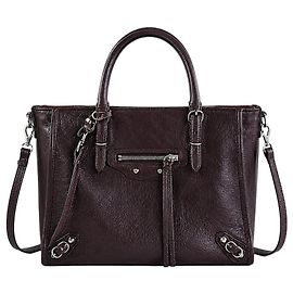 Balenciaga Mini tote Papier Zip Around Burgundy