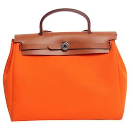 Herbag in tela Orange 31 - Hermès