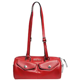 Miu Miu Borsa a tracolla Boston rossa