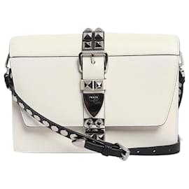 Borsa in pelle Elektra bianca - Prada