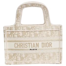 Dior Mini Book Tote Creme