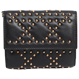 Black Lady Dior studded wallet