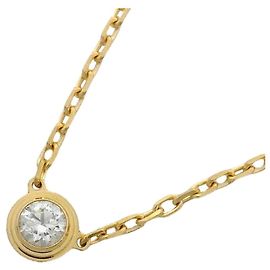 Collana Cartier Damour SM in oro giallo 18K con diamante