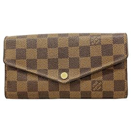 Louis Vuitton Damier Portefeuille Sarah Long Wallet