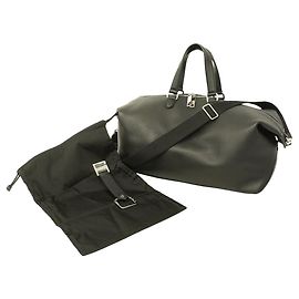 Borsa Boston Fendi - Louis 45 Duffle in pelle nera