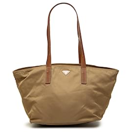 Prada Brown Tessuto Tote