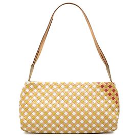 Borsa a tracolla Bottega Veneta Beige Multicolore Nappa Intrecciato