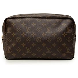 Louis Vuitton Brown Monogram Trousse Toilette 28