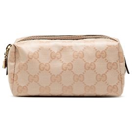Beauty case Gucci Beige GG Crystal