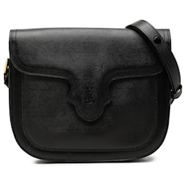 Borsa crossbody Saint Laurent in pelle nera