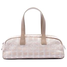 Chanel Beige New Travel Line Nylon Handtasche