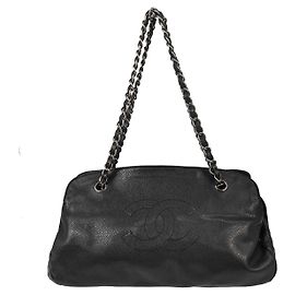Chanel CC Bowler Caviar Large