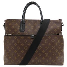 Louis Vuitton Monogram Macassar Business Bag