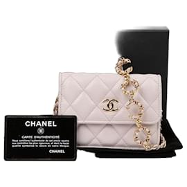 Chanel Borsa a tracolla Miss Coco Mini Chain in pelle Caviar