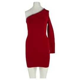 Vestido rojo de viscosa Alexander Wang