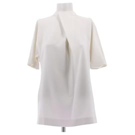 Top de seda branco Balenciaga