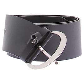 CERRIC Gürtel aus schwarzem Leder - Autre Marque