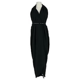 Abito nero Alaïa in viscosa taglia 40
