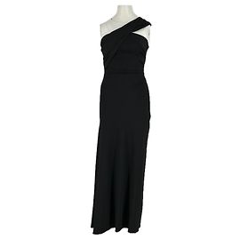 Vestido maxi de lã preto Marc by Marc Jacobs