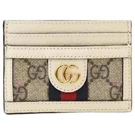 Gucci Tarjetero Ophidia GG Blanco