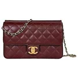 Chanel Crossing Times Flapback Medium Burgundy Collection