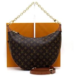 Louis Vuitton Monogram Canvas Loop Hobo Tote Bag und Schultertasche Crossbody