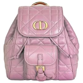 Zaino Piccolo Carreau in pelle di agnello Rosa - Dior